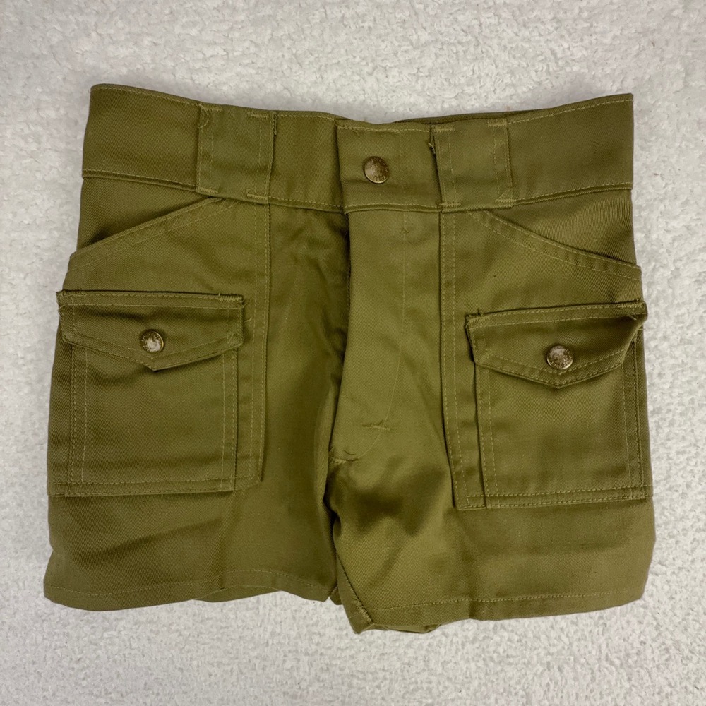 Vintage Youth Boy Scouts of America BSA Official Shorts Size 10 Olive Green NWT